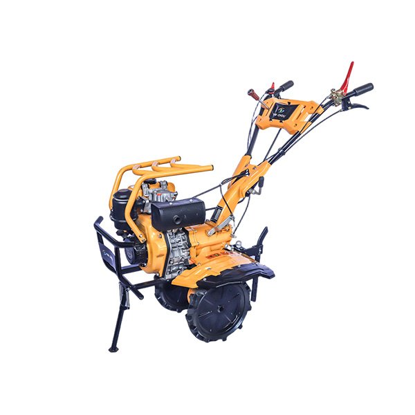 Mini tiller with adjustable depth