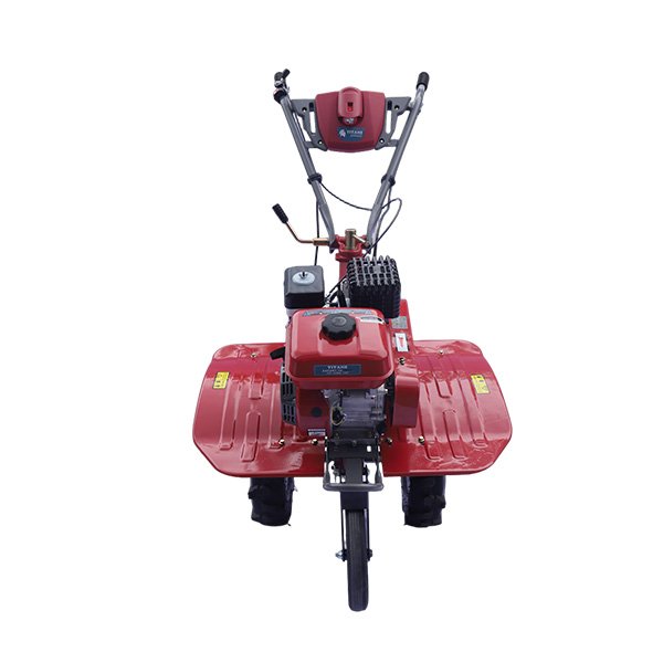 Red Gasoline Small Tiller Cultivator